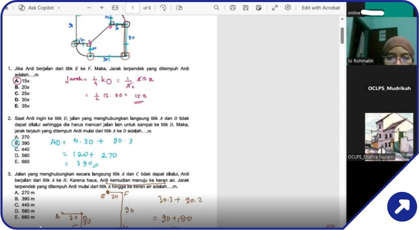 Kegiatan Belajar Penalaran Matematika bareng Kak Iis - Bimbel Online Class